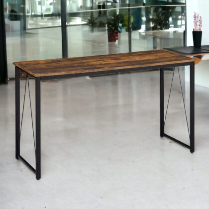 47" Brown and Black Writing Desk