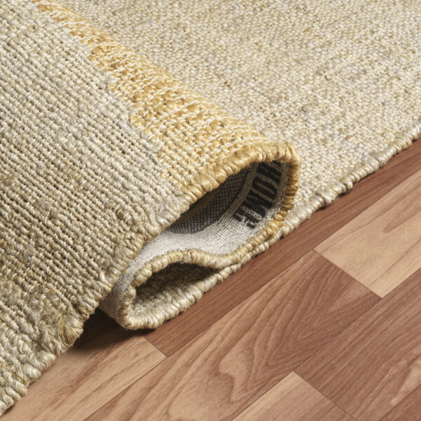 10' x 14' Natural and Ivory Abstract Hand Woven Area Rug