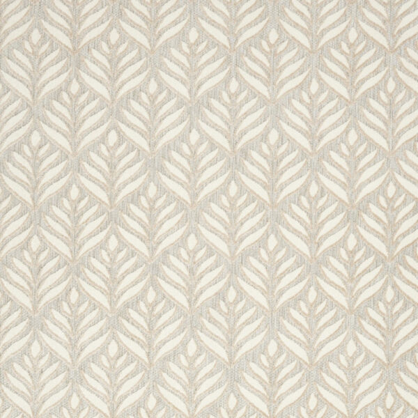 5' X 8' Ivory And Grey Floral Stain Resistant Non Skid Area Rug