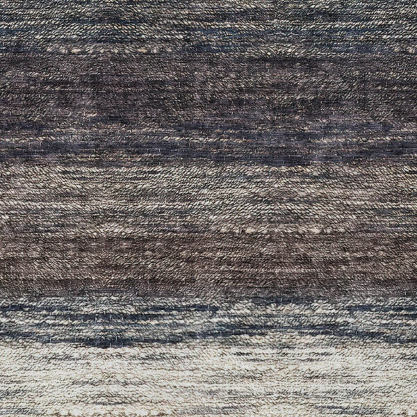 5' X 8' Beige Ivory And Brown Ombre Washable Indoor Outdoor Area Rug