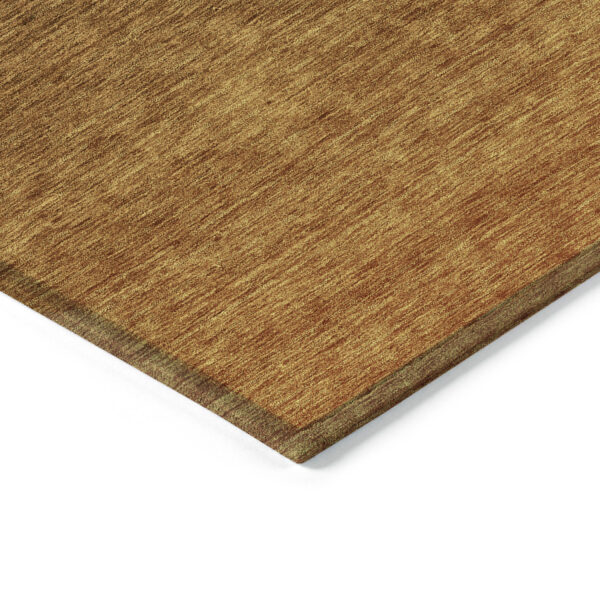9' X 12' Chocolate And Brown Ombre Washable Indoor Outdoor Area Rug