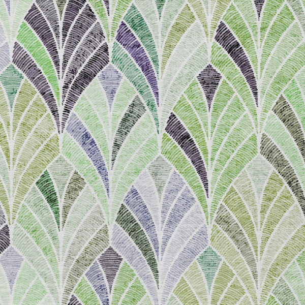 10' X 14' Artichoke Green And Mint Green Geometric Washable Indoor Outdoor Area Rug