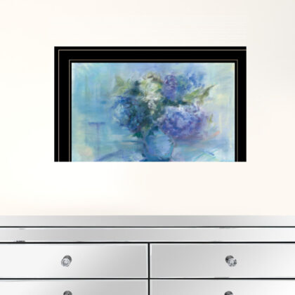 Bouquet 3 Black Framed Print Wall Art