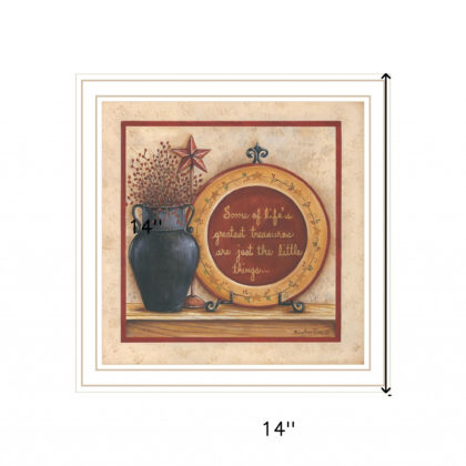Greatest Treasures 3 White Framed Print Wall Art