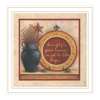 Greatest Treasures 3 White Framed Print Wall Art
