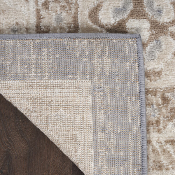 8' x 10' Blue Geometric Distressed Area Rug