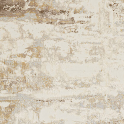 9' X 12' Tan Ivory And Gray Abstract Area Rug