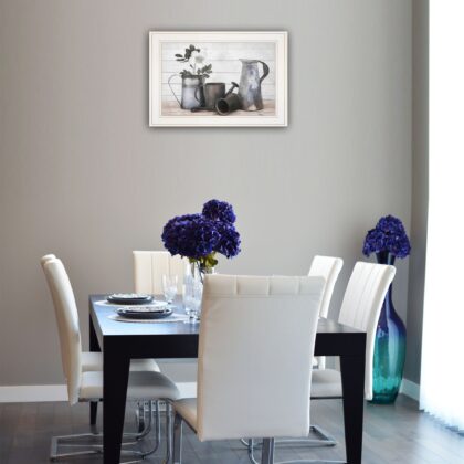 Floral Farmhouse II 1 White Framed Print Wall Art