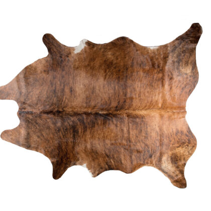 5' x 7' Brown Cowhide Hand Knotted Area Rug