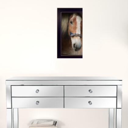 Blaze Black Framed Print Wall Art