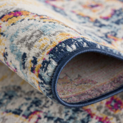 13' Runner Cream Oriental Dhurrie Runner Rug