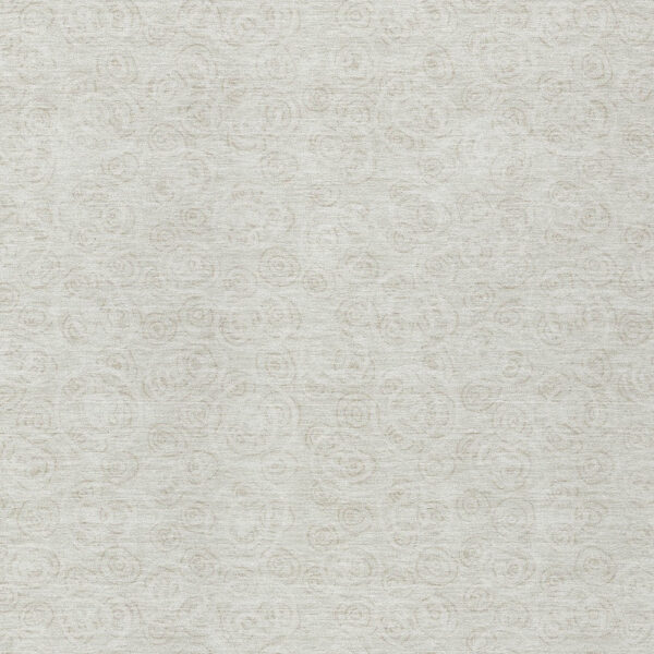 9' X 12' Ivory And Beige Geometric Washable Indoor Outdoor Area Rug