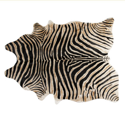 5' x 7' Brown and Black Cowhide Hand Knotted Area Rug
