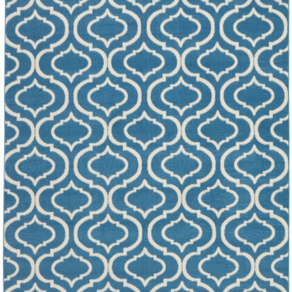 5' x 7' Gray Moroccan Power Loom Area Rug