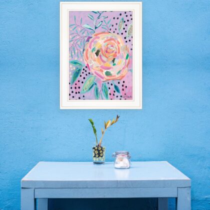 Master The Chaos 1 White Framed Print Wall Art