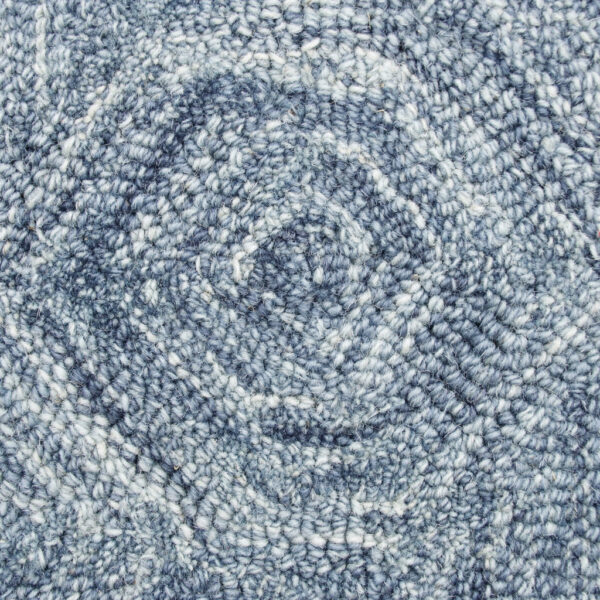 9' x 12' Blue Wool Geometric Hand Tufted Area Rug