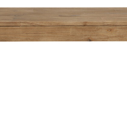 58" Natural Distressed Solid Wood Dining Bench