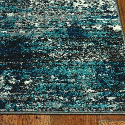 63 X 91 Grey Polyester Or  Viscose Rug