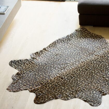 60" X 84" Leopard Cowhide - Area Rug
