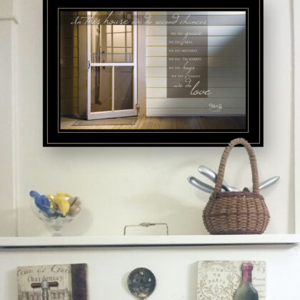 Second Chances 3 Black Framed Print Wall Art