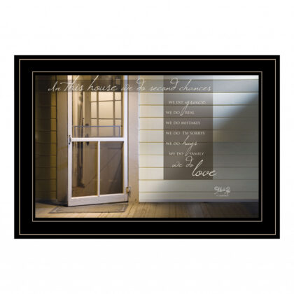 Second Chances 3 Black Framed Print Wall Art