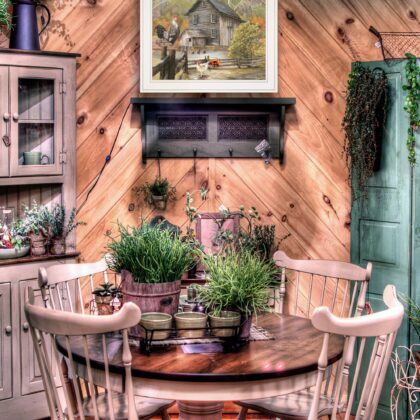 Down On The Farm I White Framed Print Wall Art