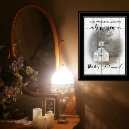 Tomorrow 2 Black Framed Print Wall Art