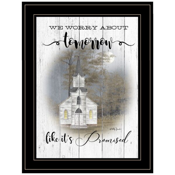 Tomorrow 2 Black Framed Print Wall Art