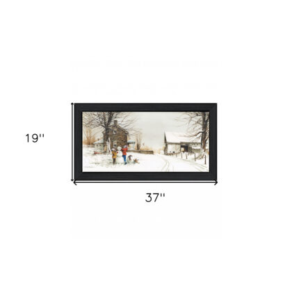 In The Meadow 4 Black Framed Print Wall Art