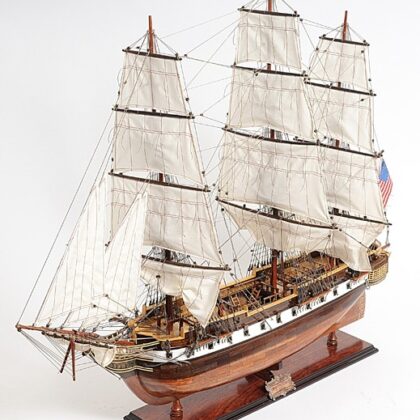 50" Wood Brown Hand Painted Sculpture