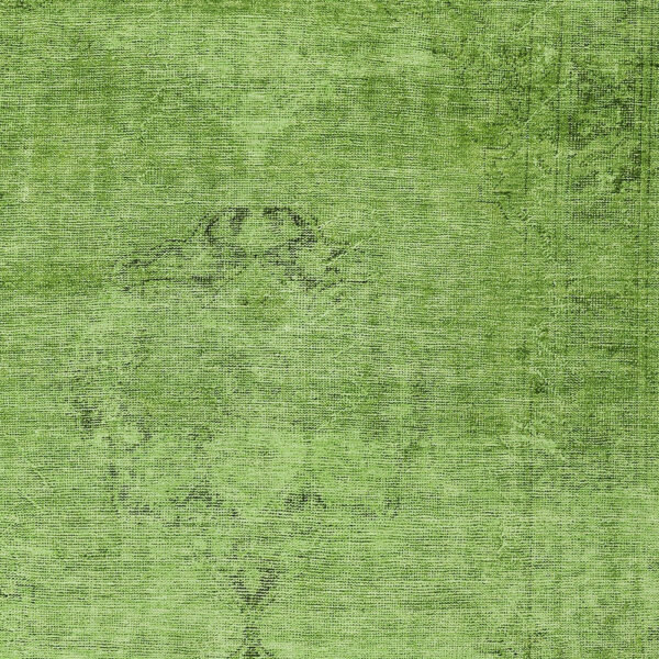 8' X 10' Green And Olive Green Oriental Washable Indoor Outdoor Area Rug