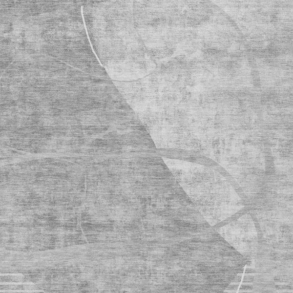 8' X 10' Gray Silver And Ivory Abstract Washable Indoor Outdoor Area Rug