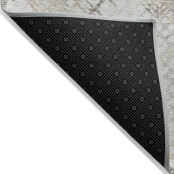 10' X 14' Taupe Beige And Brown Geometric Washable Indoor Outdoor Area Rug