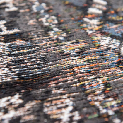 7' x 9' Gray and Beige Oriental Non Skid Area Rug
