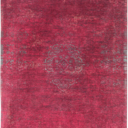 8' x 11' Gray and Pink Medallion Non Skid Area Rug