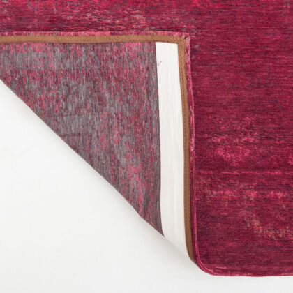 8' x 11' Gray and Pink Medallion Non Skid Area Rug