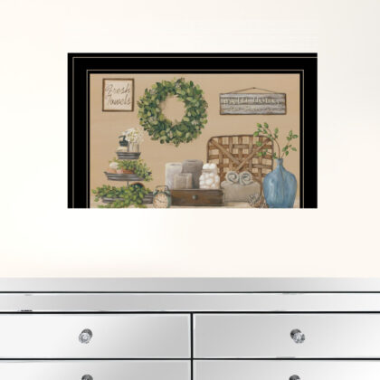 Farmhouse Bath I 3 Black Framed Print Wall Art