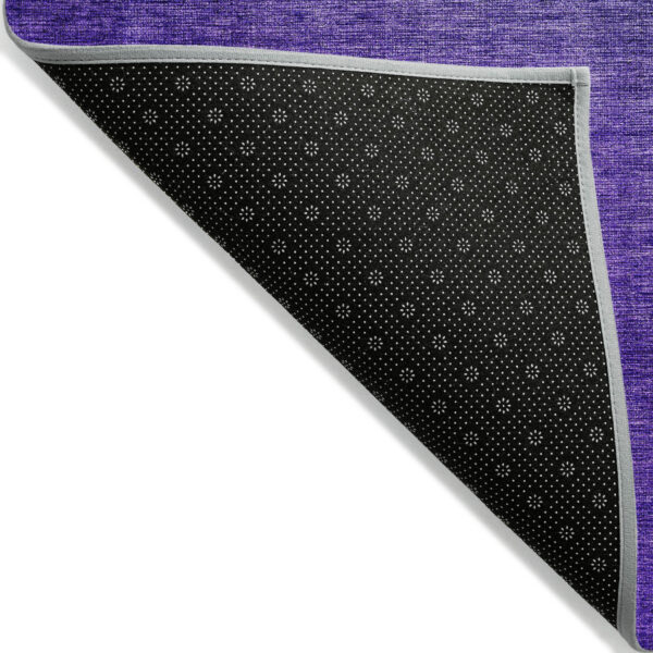 9' X 12' Green Purple And Charcoal Ombre Washable Indoor Outdoor Area Rug
