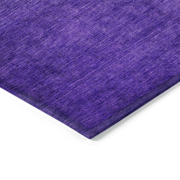 9' X 12' Green Purple And Charcoal Ombre Washable Indoor Outdoor Area Rug