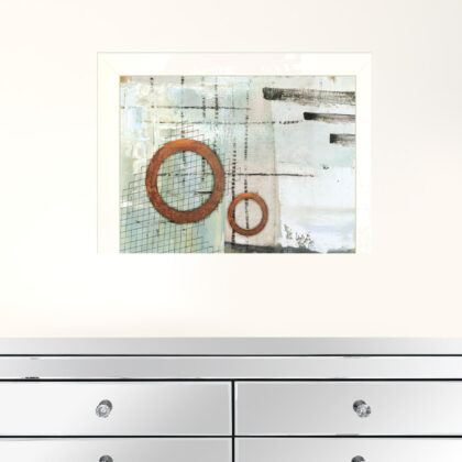 Balance This I 1 White Framed Print Wall Art