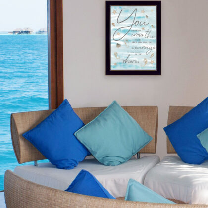 You Can Never 1 Black Framed Print Wall Art
