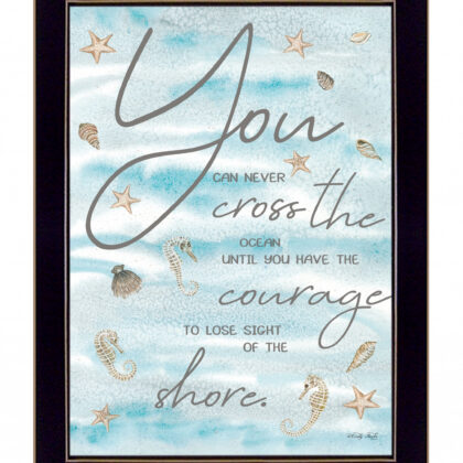 You Can Never 1 Black Framed Print Wall Art