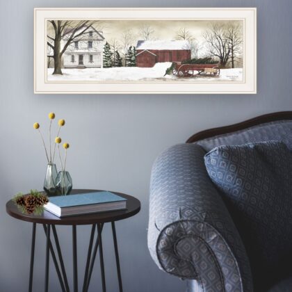 Christmas Trees For Sale 2 White Framed Print Wall Art