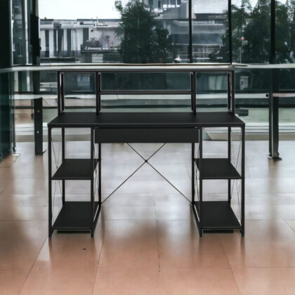 47" Black Computer Desk