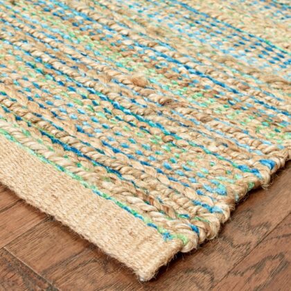 8’ x 10’ Multitoned Braided Jute Area Rug