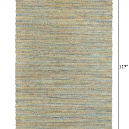 8’ x 10’ Multitoned Braided Jute Area Rug