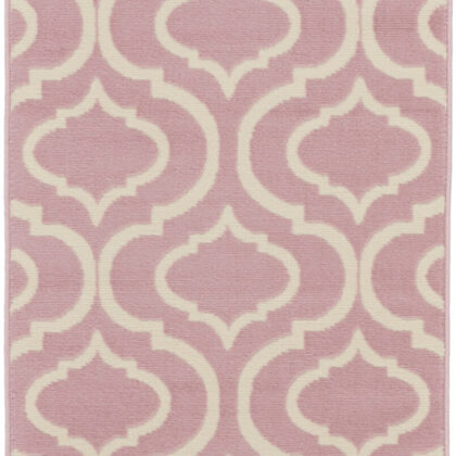 7' Gray Moroccan Power Loom Runner Rug