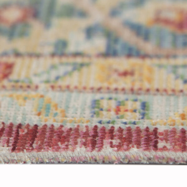 8' x 10' Red Medallion Power Loom Area Rug
