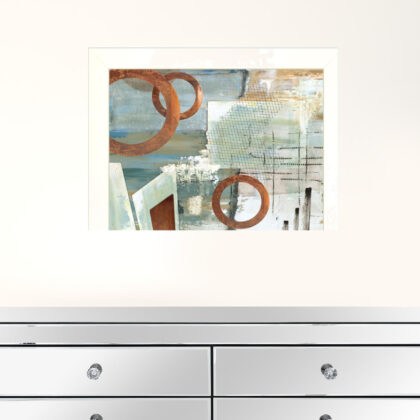 Balance This II 1 White Framed Print Wall Art