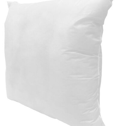 24" X 24" White Polyester Blown Seam Pillow Insert